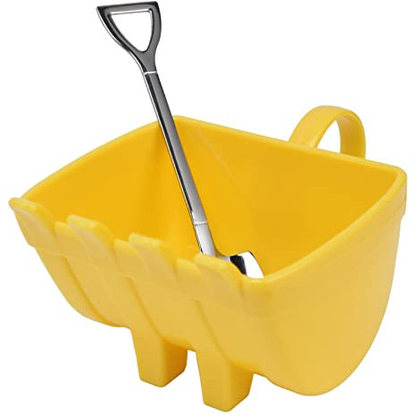 Ruspela 330 ml Bagger Eimer Tasse mit Schaufel Löffel Kaffeetasse Kreativität Teetasse Milch Kaffeetasse Geburtstagsgeschenk