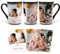 MUGKISS Taza personalizada, tazas cambiantes de color personalizadas, taza de café mágica con foto, imagen, nombre, texto, regalos para él, ella (2 Collage Images)