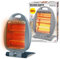 800W Halogen Heater - Instant Heat With Two Settings | Ideal For Winter - Home, Office, Living Room, Caravan, Garages | 2 Bars Quartz - Compact, Silent, Energy Saving Heater, Durable and Long Lasting