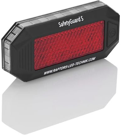 Safety Guard S| Kennzeichnung für Einsatzkräfte | Einsatzleitung | LED Ausrüstung | LED Signalleuchte für Körper | Personenschutz | Zubehör für Feuerwehr, Polizei und Rettungsdienst (Orange)