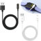 Ladekabel Kompatibel mit Huawei Watch Fit 3/Fit 2/Fit/Fit New/Fit mini/Band 9/Band 8/Band 7/Band 6/Band 6 Pro, USB-Ladekabel für Honor Watch ES/Band 6, Ladegerät Station, schwarz-weiß