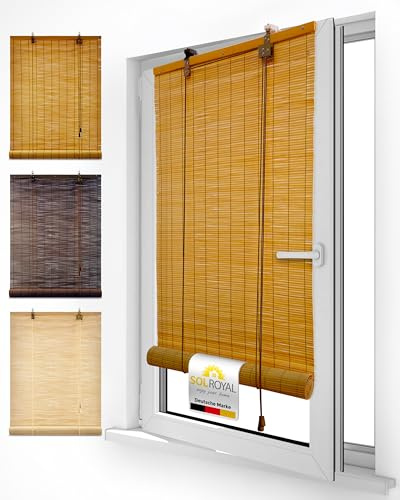 Sol Royal Bambusrollo ohne Bohren Klemmfix mit Kindersicherung