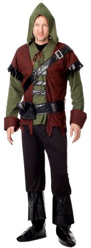 r-dessous Robin Hood Herren Kostüm Mittelalter Räuber Bogenschütze Karneval Fasching Party Halloween Groesse: XXL/XXXL