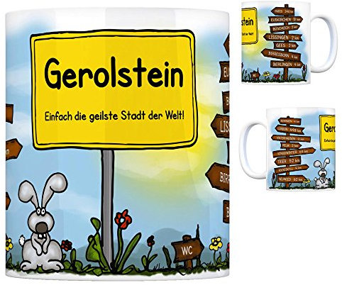 Gerolstein - Einfach die geilste Stadt der Welt Kaffeebecher Tasse Kaffeetasse Becher mug Teetasse Büro Stadt-Tasse Städte-Kaffeetasse Lokalpatriotismus Spruch kw Trier Paris Bewingen London