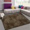 Naanle Rutschfester Teppich mit Leopardenmuster für Wohnzimmer, Esszimmer, Schlafzimmer, Küche, 100 x 150 cm, Tierdruck, Kinderzimmerteppich, Bodenteppich, Yogamatte