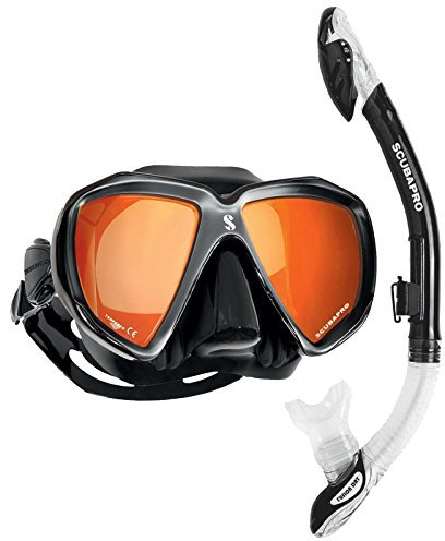 Scubapro Premium Schnorchelset Spectra Mirror + Fusion Dry