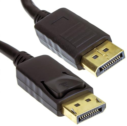 DisplayPort Männlich Stecker Zum Stecker Video Kabel Vergoldeten 4 m Sicherungslasche [4 Meter/4m]