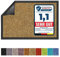 Floordirekt Schmutzfangmatte Rhine - waschbare & leistungsstarke Fußmatte - Sauberlaufmatte mit Rutschfester Rückseite - Türmatte für den Eingangsbereich (Beige, 90 cm x 150 cm)