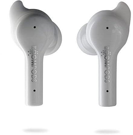 Boompods Bassline GO True Wireless Bluetooth Kopfhörer, kabellose Ohrhörer & Ladebox, bis zu 23 Std. Spielzeit, TWS In-Ear Kopfhörer mit ENC Noise Cancelling Mikrofon, IPX4 Schutz Ear Buds