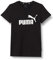 PUMA Damen Ess+ Metallic Logo Tee T Shirt, Schwarz, XL EU