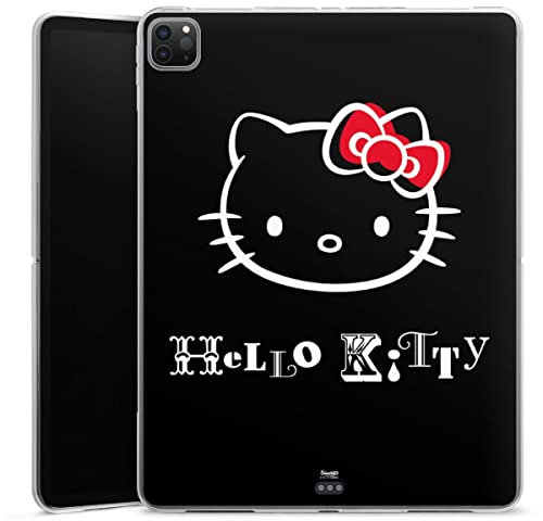 DeinDesign Silikon Hülle kompatibel mit Apple iPad Pro 12.9 (2020) Case Tablet Hülle Kawaii Fanartikel Hello Kitty