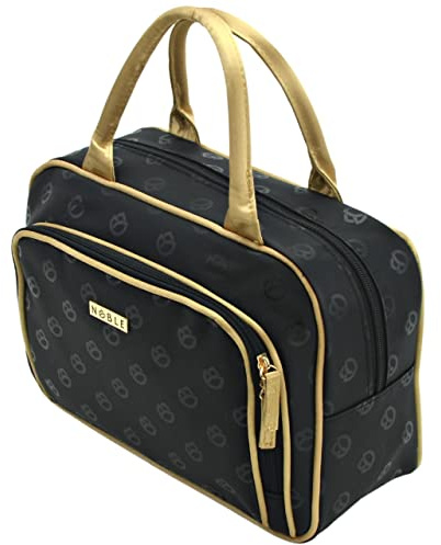 NOBLE Damen Kosmetikkoffer, Handtasche, Reisekoffer, Geräumige Elegante Blossom Kollektion
