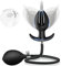 Defomy Neuer Aufblasbar Analplug Buttplug Sex Spielzeug, Silikon blühen mit abnehmbarer Pumpe, Fetisch BDSM Analsex Groß Anal Dilatator Prostata Stimulation Sexspielzeug für Männer Frauen Paare (A).