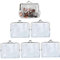 Fopytu Porte-Monnaie Transparent, 6 pièces Porte-Monnaie Transparent pour Femme, Porte-Monnaie Transparent pour Transporter Votre Monnaie