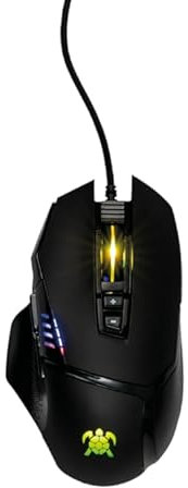 Hawksbill Super Slider V1 High Performance Wired Gaming Mouse, Adjustable DPI up to 19,000, RGB LED On-Board Memory, PC/MAC