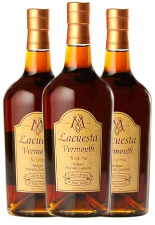 Vermut Martínez Lacuesta Rojo Reserva 75 cl (Caja de 3 Botellas de 75 cl)