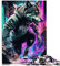 SIBREA Puzzles 1000 Teile für Erwachsene und Kinder - Street Wolf - Karton - Jigsaw - Street Art - 1000 Teile - 1 Set - 26 x 38 cm - Ab 12 Jahren