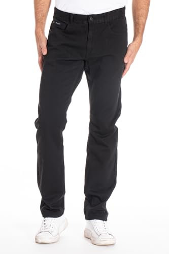 Jeans RL70 Coupe Droite Coton Walker (FR/ES, Numérique, 38, Taille Normale, Taille Normale, Noir)