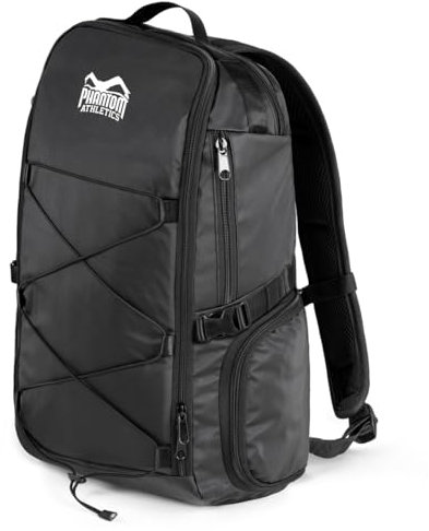 Phantom Athletics Kampfsport Rucksack - MMA Training - Herren Backpack, Daypack - Schwarz (25L, APEX Team)
