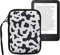 kwmobile Tasche für eReader - Neopren Hülle Schutzhülle Kuhmuster Schwarz Weiß - 17 x 12 x 2 cm Innenmaße
