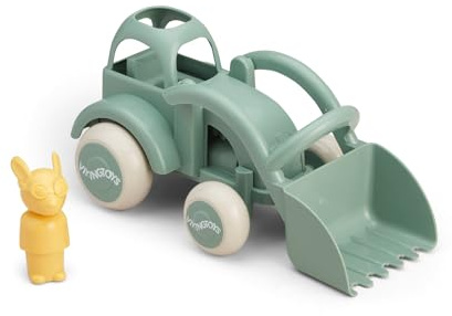 Viking Toys 5381255 Reline Radlader, Bagger, Sandkastenfahrzeug mit Spielfigur, Sandfahrzeug für Kinder ab 12 Monaten