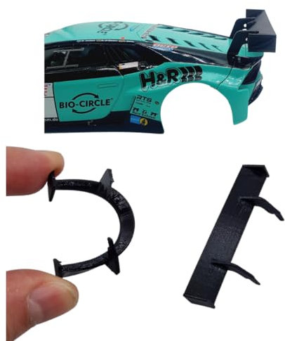 Blackslot Flexibler Spoiler – Carrera zubehör für 132 Lamborghini Huracan GT3, Carrera Bahn Tuning ersatzteil kleinteil für slotcars