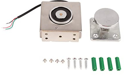 Fire Door Holder Suction Zinc Alloy Magnet Fire Door Holder Catch Suction 500N Holding Force Floor Mount (DC24V)