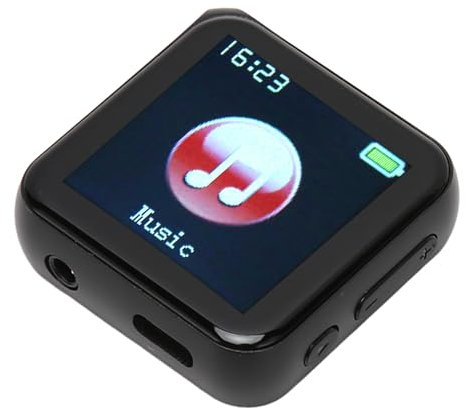 Lettore MP3 Registratore Vocale, Registrazione del Lettore MP3 Funzionamento con un Pulsante Radiosveglia Multifunzionale con Riduzione del Rumore per Studenti Scolastici (4G)