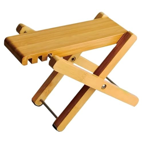 XIUsheUA Repose-Pieds pour Guitare Repose-Pieds de Jeu de Guitare Classique Repose-Pieds Professionnel Support de Sol Pliable en Bois Massif Accessoires d'instruments de Musique