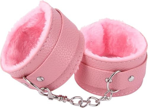 Plüschhandschellen - rosa Handschellen - Plüsch - BDSM - Anfänger - bequem - flauschig - einstellbar, New Age Devi