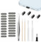 USB C Handy Staubschutz Reinigungsset, USB C Staubschutz Stecker Set, USB C Steckerabdeckung Mit Telefonlautsprecher Abdeckungsset, 24 Staubdichten Netzaufklebern