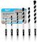 BULLITT 6Pcs 1/4 Quick Change Hex Shank Multipurpose Drill Bit Set,PGM Certificated, for Porcelain Ceramic Tile, Glass, Soft Metal, Brick, Marble, Stone And More,Ø4 / 5/6 / 8/10/12mm