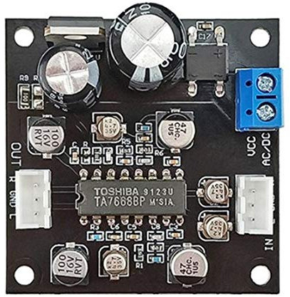 Sreuyong TA7668 Tape Drive Preamplifier Amplifier Tape Deck Board Magnetic Preamp Audio Recorder Desktop Radio DIY