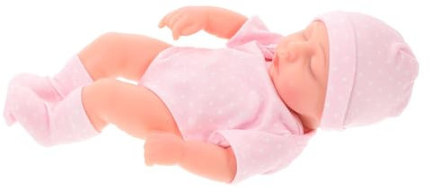 JOINPAYA Realistische Babypuppe Weiches Babypuppenspielzeug Für Jungen Und Mädchen Mollige Stoffpuppe Mit Bezauberndem Aussehen Für Mädchen