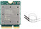 Nsssunnre Tarjeta de Red WiFi 7 QCNCM865 M.2 Bluetooth 5.3 hasta 5,8 Gbps Adaptador WiFi 6E WLAN para Win11
