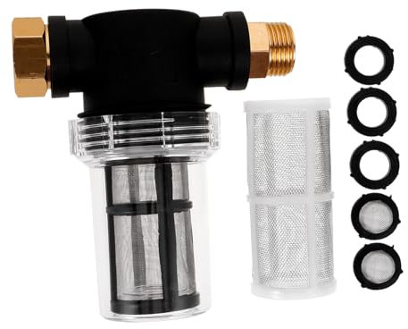 Toddmomy Filtro Per Acqua Tubo Flessibile Da Giardino Filtro Per Rubinetto Sostituzione Rubinetto Acqua Testa o Lavandino Filtraggio Addolcitore