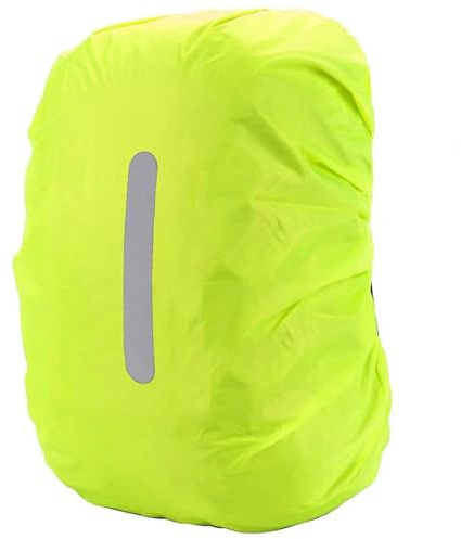 PINEPAN Regenschutz für Rucksäcke mit reflektierenden Streifen, 15L-100L, wasserdichter Rucksack-Regenschutz, Schultasche für Wandern, Camping, Reisen, Radfahren