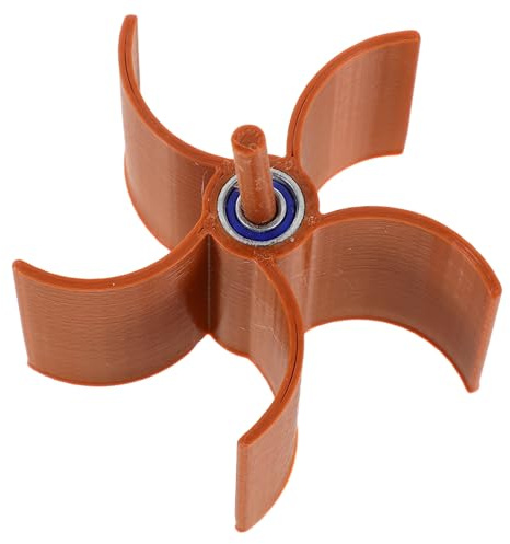HANABASS Rustikales Aquarium Wasser-Rad Windmühlen Ornament aus Resin Drehbares Wasserrad mit Realistischem Wasserfall-Effekt Kleines Deko-Accessoire für Fischbecken und Mini-aquarien