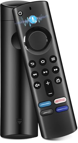 Télécommande Vocale de Remplacement(3rd), Télécommande de Remplacement avec Fonction Vocale, Convient au TV 2 Gen & 3 Gen, Cube 2 Gen & 3 Gen