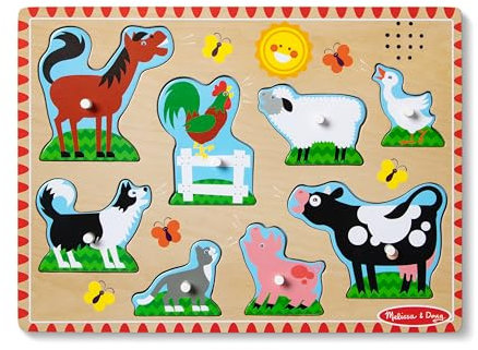 Melissa & Doug Sound Puzzle - Bauernhoftiere