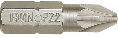 Irwin 10504398 PZ2 Screwdriver Bit, 25mm, Pack of 2