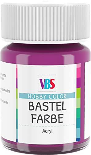 VBS Bastelfarbe 15ml Acrylfarbe Hobby Color Fuchsia
