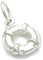 Rettungsring Sterling Silber Charm .925 x 1 Lifebuoy Preserver Boy Charms