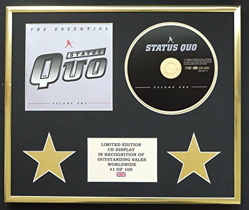 STATUS QUO/CD DISPLAY/LIMITED EDITION/COA/THE ESSENTIAL