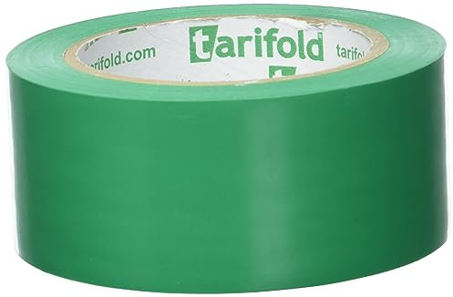 Tarifold - Nastro adesivo per pavimento, segnalazione, sicurezza, colore verde, 50 mm x 33 m, 50 mm x 33 m