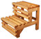 WRRAC-Duschhocker Badestuhl Zypresse Holz Bad Hocker Treppe Hocker ändern Schuh Bank Holzfass Badewanne Fußbad Hocker, für Senioren Bad Stuhl Tritt Hocker