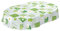Wachstuchtischdecke abwaschbar Garten Tischdecke Wachstuch Rund Oval Eckig Indoor Outdoor Karo Kamille Grün Oval 200x140cm