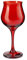 Pasabahce 518728 Wavy Set 6 Calici Vino, Vetro, Rosso, cl37