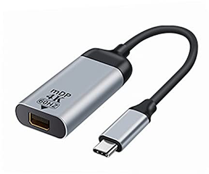 cablecc Câble adaptateur USB-C type C vers Mini DP Displayport 4K 2K 60 Hz pour tablette, téléphone et ordinateur portable