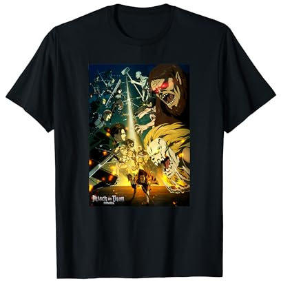 Attack on Titan Season 4 Affiche de la saison finale T-Shirt